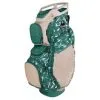 2023 Sun Mountain Women's Diva Cart Bag -Golf Clubs Elegant shop white taupe green leaf 1